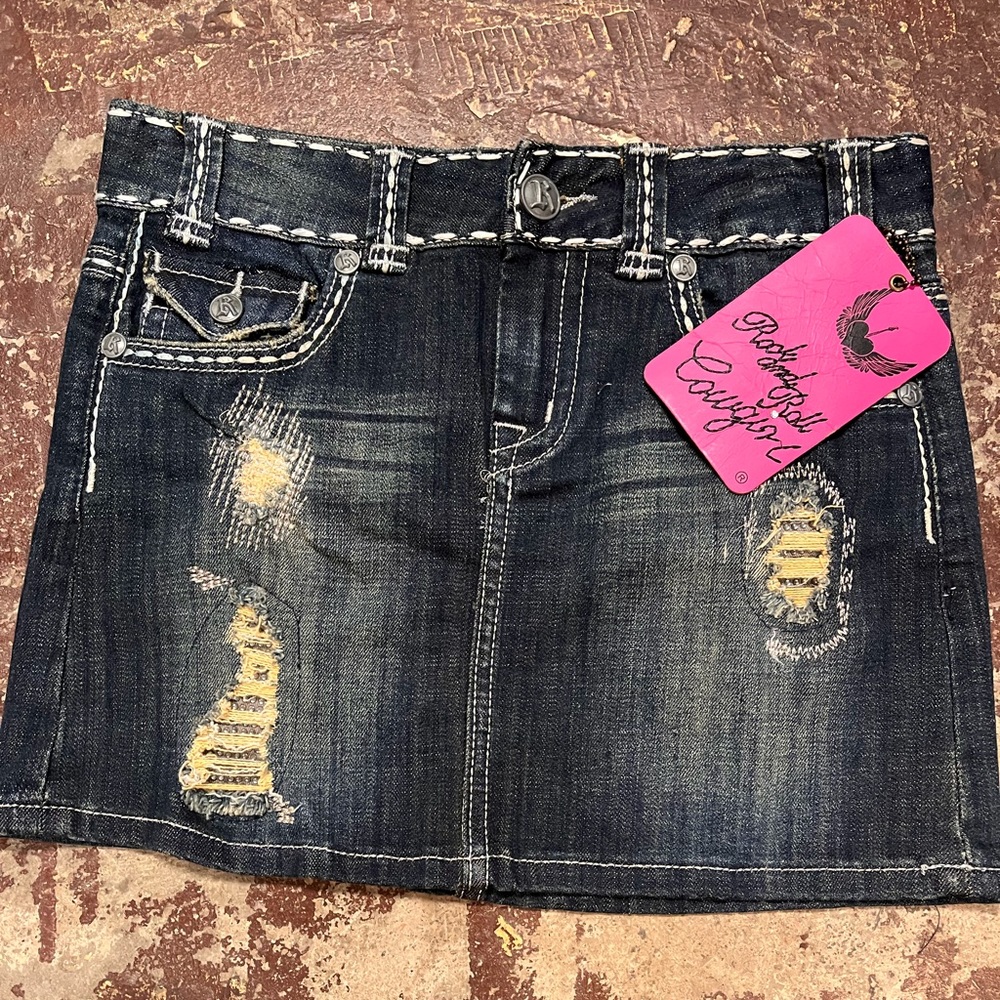 Denim Mini skirt
